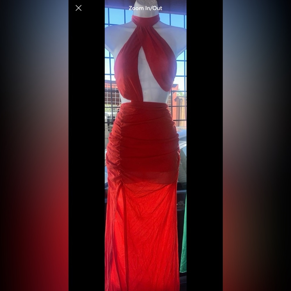 NWT Sister Party Red Halter Dress